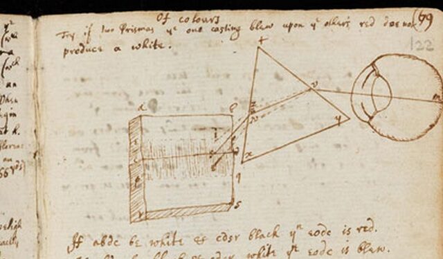 Χειρόγραφα του Νεύτωνα στο διαδίκτυο