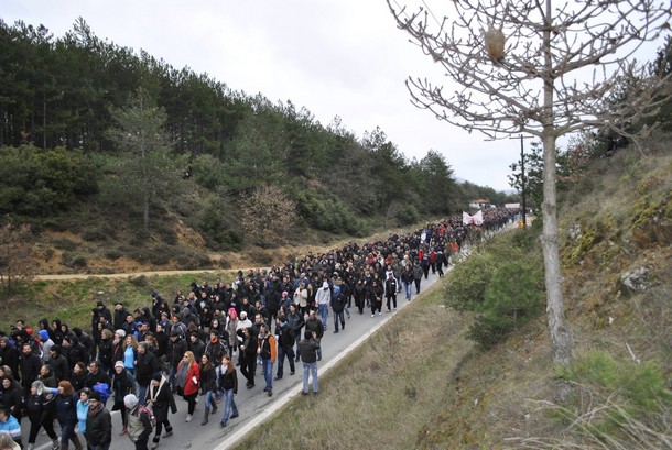 Ελεύθεροι άλλοι εννέα κατηγορούμενοι για τον εμπρησμό στις Σκουριές