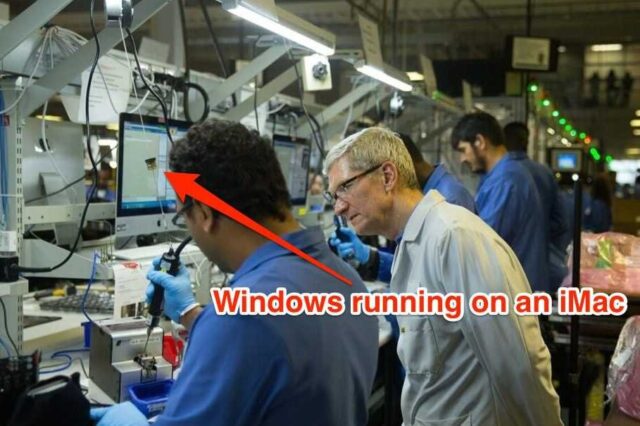 O Tim Cook, και το Mac, που “έτρεχε” Windows!