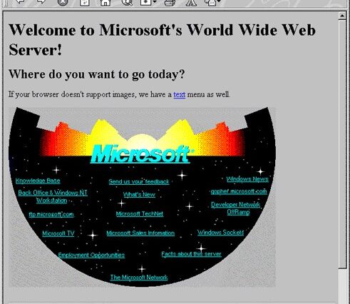 Η ιστορία του διαδικτύου μέσα από την εξέλιξη της ιστοσελίδας της Microsoft που γίνεται 20 ετών