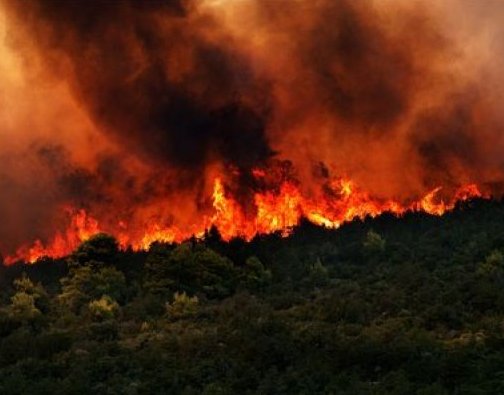 Σε ύφεση η μεγάλη φωτιά στην Κίσαμο Χανίων. Εκκενώθηκε προληπτικά οικισμός