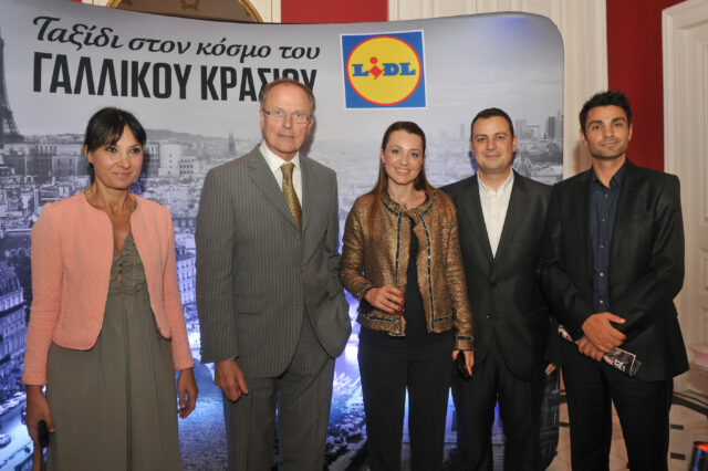 Βραδιά οινογνωσίας της Lidl  Hellas στη Γαλλική Πρεσβεία