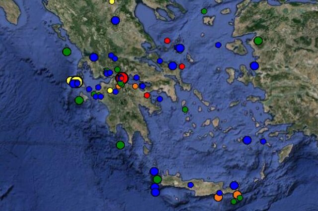 Σεισμός 4,8 Ρίχτερ στον Κορινθιακό κόλπο