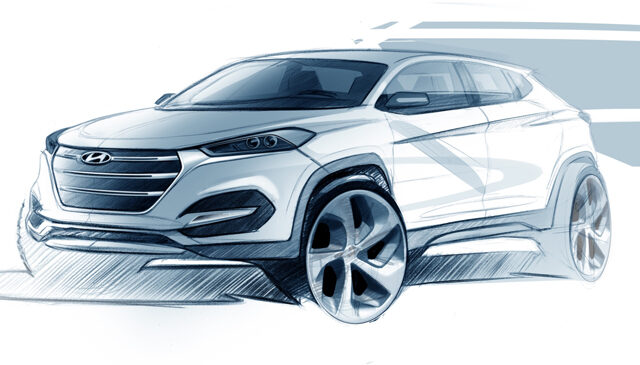 Το σκίτσο που αποκαλύπτει το νέο Hyundai Tucson