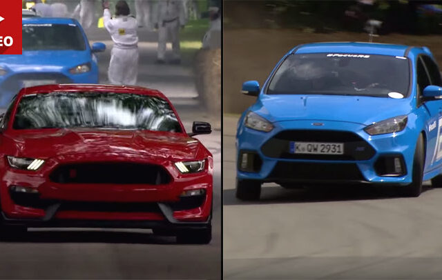 Δείτε τα Ford Focus RS και Mustang GT350R στην ανάβαση του Goodwood (βίντεο)