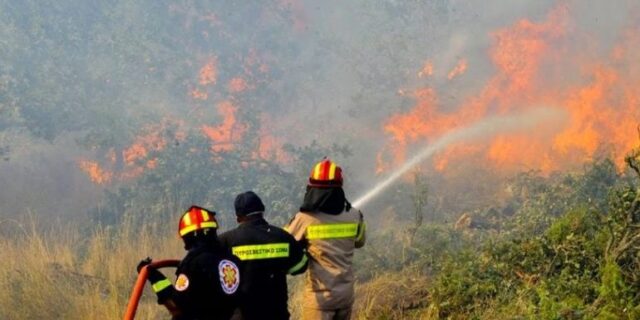 Κανένα ενεργό μέτωπο της φωτιάς στις Βασιλειές