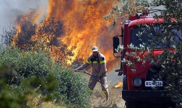 Πολύ υψηλός κίνδυνος πυρκαγιάς. Πύρινα μέτωπα σε όλη τη χώρα