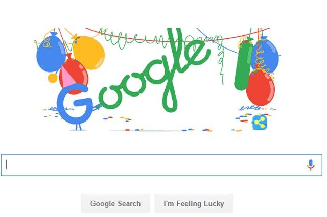 H Google κλείνει τα 18 και το γιορτάζει μ’ ένα doodle