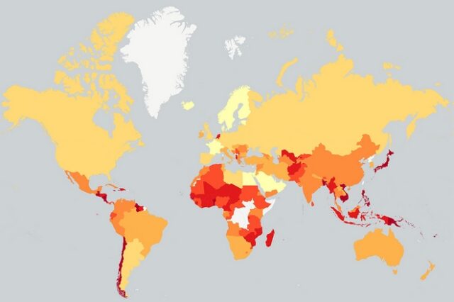 Οι χώρες που κινδυνεύουν άμεσα με φυσικές καταστροφές