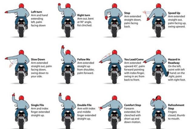Εσύ ήξερες αυτά τα 14 σήματα μοτοσικλετιστών;