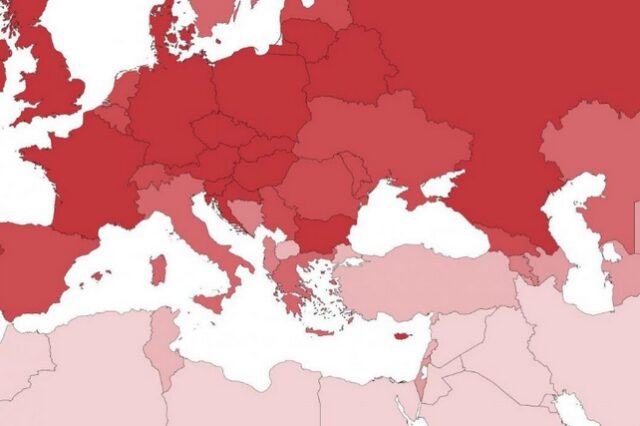 Χάρτης: Οι πότες της γης. Σε ποια θέση της παγκόσμιας λίστας είναι η Ελλάδα