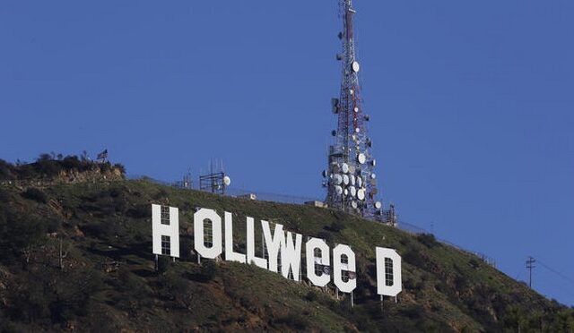 Το Hollywood έγινε ‘Hollyweed’