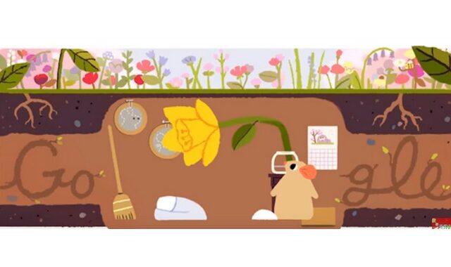 Πρώτη ημέρα της άνοιξης 2017: Το doodle της google είναι αφιερωμένο στην εαρινή ισημερία