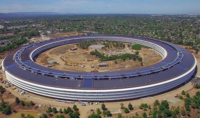 Βίντεο από drone αποκαλύπτει λεπτομέρειες του Apple Park