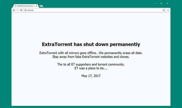 Έκλεισε το ExtraTorrent