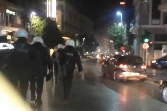 Μικρής έκτασης επεισόδια στην Πάτρα- Τραυματίστηκε αστυνομικός