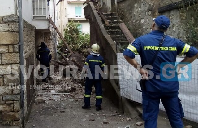 Καστοριά: Πτώση μπαλκονιού και απεγκλωβισμός γυναίκας