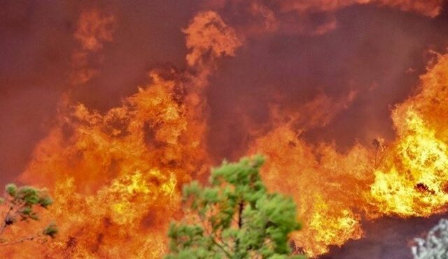 Δύο οι μεγάλες πυρκαγιές στην Κρήτη