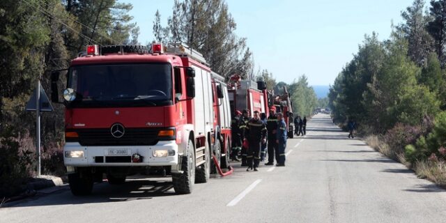 Λέσβος: Υπό πλήρη έλεγχο η μεγάλη φωτιά στο Μεγαλοχώρι