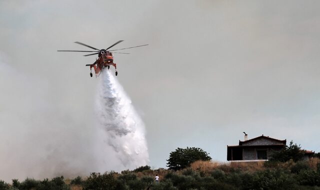 Φωτιά στο Λαγονήσι: Εντολή εκκένωσης σε 10 σπίτια έδωσε ο Δήμος