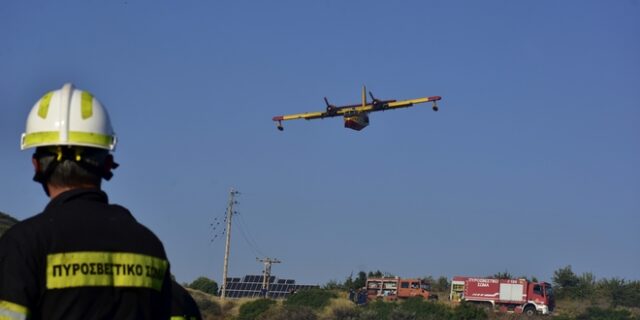 Φωτιά στην Ιτέα – Υπό μερικό έλεγχο το πύρινο μέτωπο στην Κερατέα