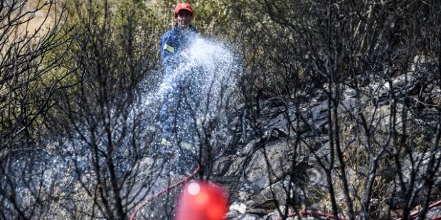 Σε εξέλιξη φωτιά κοντά στην Μακρακώμη