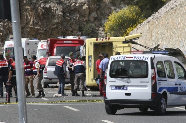 Τουρκία: Έξι νεκροί σε δυστύχημα με όχημα που μετέφερε μετανάστες