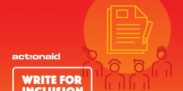 ActionAid: Write for Inclusion! Διαγωνισμός για νέους δημοσιογράφους και δημιουργούς περιεχομένου