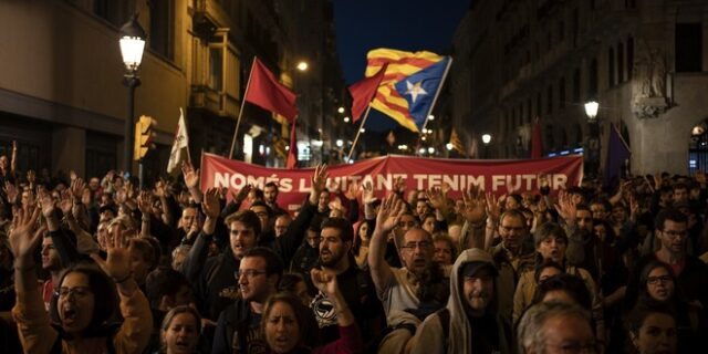 Ισπανία: Στους δρόμους πάλι οι υπέρμαχοι της ανεξαρτησίας της Καταλονίας