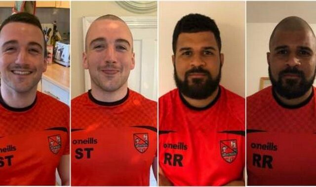 Βρετανία: Παίκτες ομάδας ράγκμπι ξυρίζουν τα κεφάλια τους για την ενίσχυση του NHS