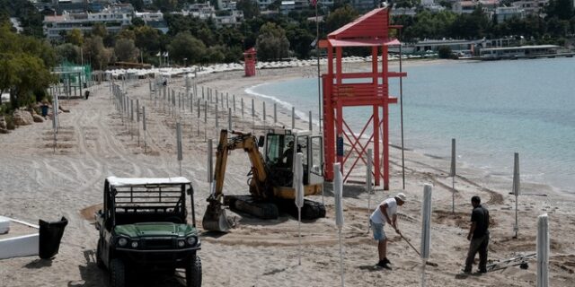 Οργανωμένες παραλίες: Εντατικές οι προετοιμασίες ενόψει ανοίγματος