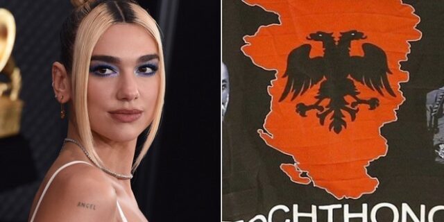 Dua Lipa: Δημοσίευσε χάρτη της “Μεγάλης Αλβανίας” που φτάνει ως την Θεσπρωτία