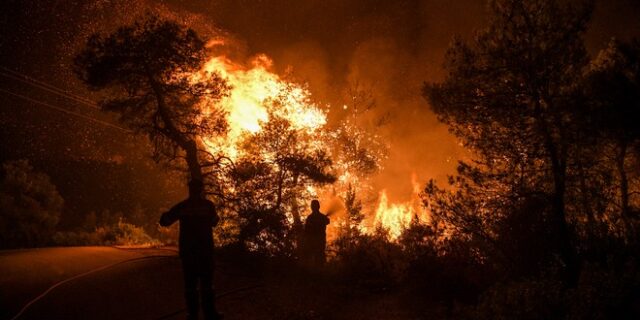 Θεσσαλονίκη: Φωτιά στην περιοχή Λιβάδι – Καίγεται δρυοδάσος Natura 2000