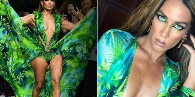 Η Στικούδη φόρεσε το εμβληματικό Versace φόρεμα της Τζένιφερ Λόπεζ