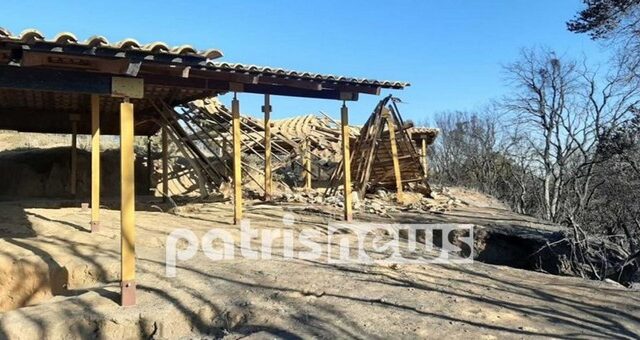 Ηλεία: Κάηκε το Μυκηναϊκό Νεκροταφείο