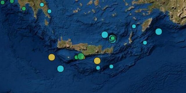 Αλλεπάλληλοι σεισμοί στην Κρήτη