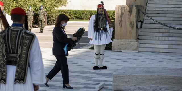 Σακελλαροπούλου: “Να μην ξαναδούμε ποτέ στην πατρίδα μας νοσταλγούς ιδεολογιών που αιματοκύλησαν τον κόσμο”