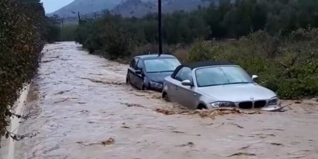 Κρήτη: “Πνίγηκε” ο πρώην δήμος Καστελλίου από τις βροχές