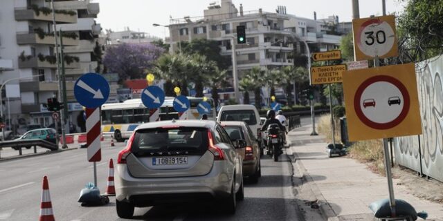 Κυκλοφοριακές ρυθμίσεις από σήμερα στη λεωφόρο Ποσειδώνος