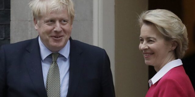 Brexit: Συνάντηση φον ντερ Λάιεν-Τζόνσον την Τετάρτη