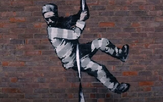 Στον Banksy ανήκει το γκράφιτι με τον δραπέτη στη φυλακή του Ρέντινγκ
