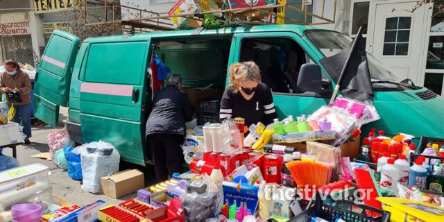 Θεσσαλονίκη: Μαύρες σημαίες στις λαϊκές αγορές