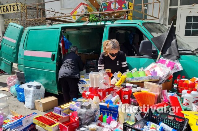 Θεσσαλονίκη: Μαύρες σημαίες στις λαϊκές αγορές