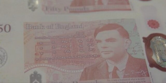 Βρετανία: Αποκαλύφτηκε το νέο χαρτονόμισμα που απεικονίζει τον Άλαν Τούρινγκ