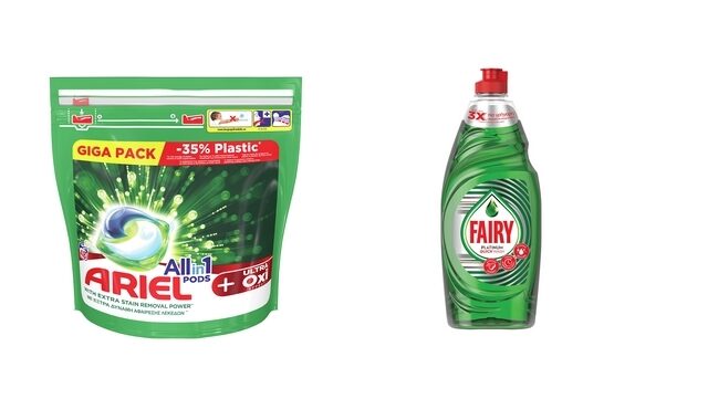 Η P&G και τα προϊόντα της, Pantene, Gillette, Ariel, Fairy και Oral-B, περιορίζουν τη χρήση πρωτογενούς πλαστικού στις συσκευασίες