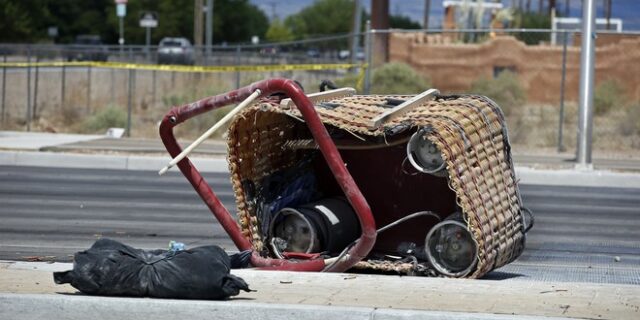 ΗΠΑ: Συντριβή αερόστατου στο Αλμπουκέρκι – Νεκροί οι πέντε επιβαίνοντες