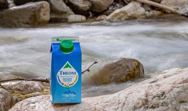 ΘΕΟΝΗ: Το Μοναδικό Ελληνικό Φυσικό Μεταλλικό Νερό σε καινοτόμο χάρτινη συσκευασία, 100% φιλική προς το περιβάλλον!