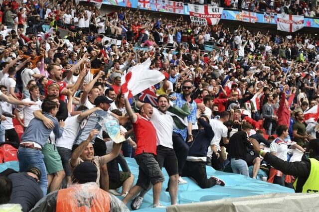 Euro 2020: Η UEFA ακύρωσε τα εισιτήρια των Άγγλων φιλάθλων στο Ολίμπικο, λόγω της μετάλλαξης Δέλτα του κορονοϊού