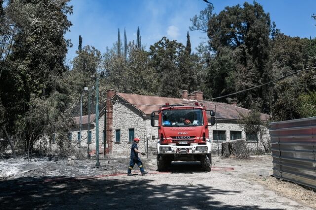 Φωτιά στην Αττική: Βελτιωμένη η κατάσταση