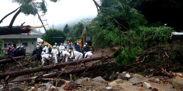 Ιαπωνία: Πλημμύρες και κατολισθήσεις- Τουλάχιστον ένας νεκρός και δύο αγνοούμενοι